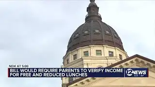 Kansas bill would require proof of income for free lunches