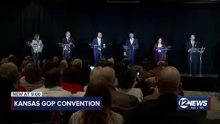 Kansas GOP gubernatorial candidates participate in first debate