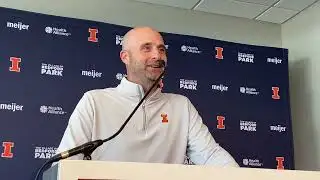 Kansas week: Illini OC Barry Lunney Jr. press conference