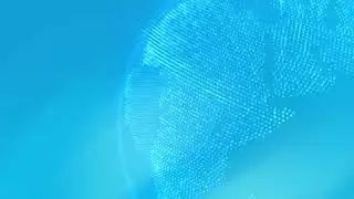 Kapture Blue News Background | 1 hour (No Audio)