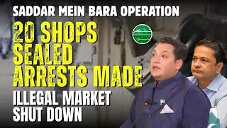 Karachi Major anti-encroachment action in Saddar under Assistant Commissioner’s leadership