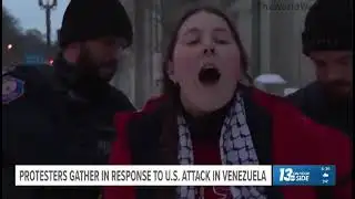 KAREN get arrested mid interview after speaking out against US action in Venezuela