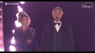 Karol G junto a Andrea Bocelli en Grace for the World, Roma