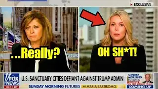 Karoline Leavitt VISIBLY DESPERATE on Fox News