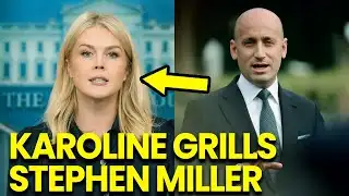 Karoline THROWS Stephen Miller UNDER the BUS FOR THIS!
