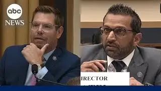 Kash Patel and Eric Swalwell spar over Epstein files at Senate hearing