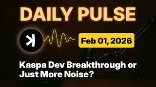 Kaspa Daily (Feb 1) - Kaspa Dev Breakthrough or Just More Noise?