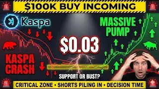 Kaspa Just Hit Critical Support - What Happens Next Will Shock You