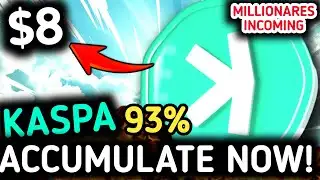 KASPA WILL SHOCK EVERYONE! Smart Contracts Launch + 5% HODLers = MASSIVE Breakout