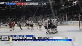 KC: Defenseman Dru Krebs with big weekend for Komets