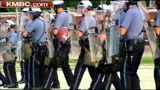 KCPD Practice Riot Control