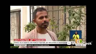 KDF fighter jet causes panic 