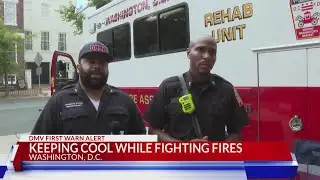 Keeping cool while fighting fires: How DC Fire & EMS keeps firefighters healthy and cool in a heat w