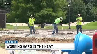 Keeping cool while working hard in the heat