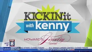 Kenny checks out Wallace Lake Winterfest