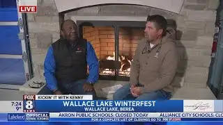 Kenny kicks it at Wallace Lake Winterfest