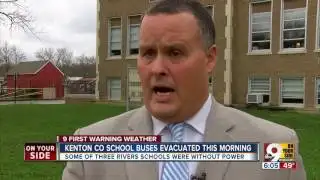 Kenton County school buses evacuated Wednesday