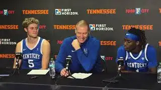 Kentucky HC Mark Pope, Wildcats Players REACT to Comeback Win at Tennessee