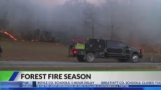 Kentucky spring forest fire season in affect through April 30