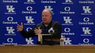 Kentucky Wildcats HC Mark Stoops - Monday Press Luncheon, Auburn Week 8