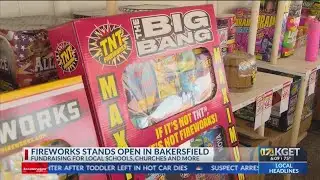 Kern County organizations raise money with fireworks as stands open for business