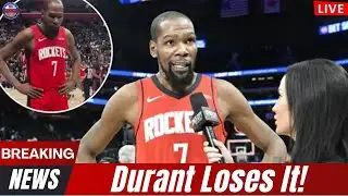 Kevin Durant Shocking Fan Meltdown: Rockets Win Epic Game!🔴 LIVE BREAKING NEWS