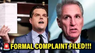 Kevin McCarthy GETS SERVED with DEVASTATING Ethics Complaint by…MATT GAETZ