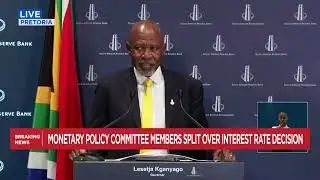 Kganyago keeps rates on hold at 6.75% (full speech)