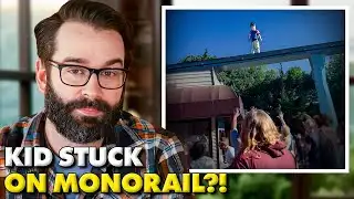 Kid Stuck On Monorail In SHOCKING Hersheypark Video