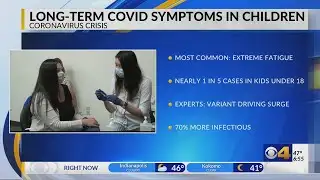 Kids among those reporting lingering COVID-19 symptoms