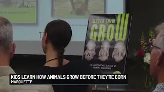 Kids learn how animals grow before they’re born at Peter White Public Library