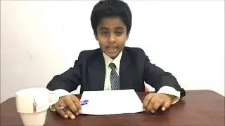 Kids News first news reading practice