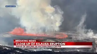 Kilauea begins erupting, after being dormant over three weeks