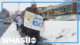 King Elementary families protest possible closure at JCPS forum