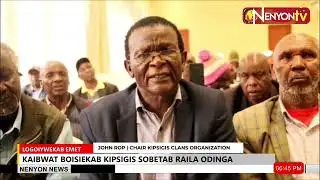 KIPSIGIS COMMUNITY CLANS PAY GLOWING TRIBUTE TO RAILA ODINGA, HAIL HIM AS A SELFLESS STATESMAN