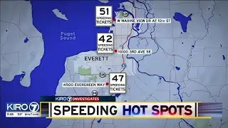 KIRO 7 Investigates: Speeding ticket hot spots