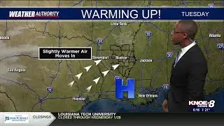KNOE Tuesday Morning Forecast With Meteorologist DeVonte