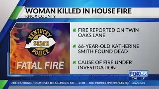 Knox County first responders find woman dead while battling fire in extreme cold