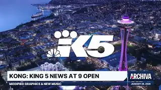 KONG: KING 5 News at 9 Open - Modified Graphics & New Music | January 26, 2026