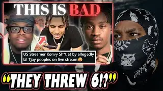 Konvy ALMOST Gets CLAPPED on Live for DISSING Lil Tjay…