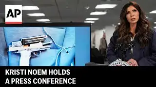 Kristi Noem holds a press conference