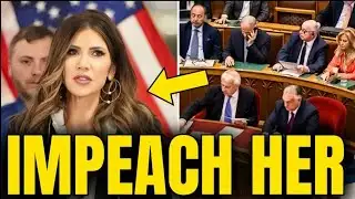 Kristi Noem Panics as Democrats call for impeachment 