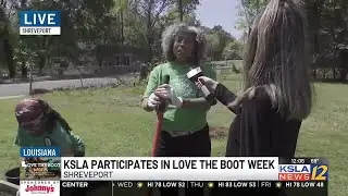 KSLA visits community garden for Love The Boot Week