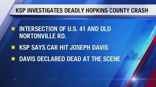 KSP investigating after pedestrian killed in collision