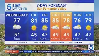 KTLA 5 News Weather Forecast - Wednesday, Jan. 28, 2026