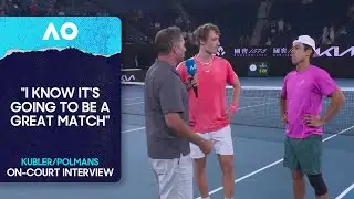 Kubler/Polmans On-Court Interview | Australian Open 2026 Second Round