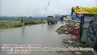 Kulgam operation enters second day.