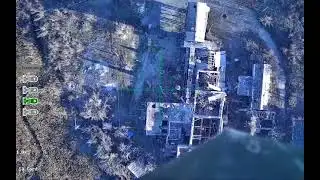 Kupiansk - 23.12.2025. A Very Accurate Drop From A Ukrainian Vampire Heavy Drone.