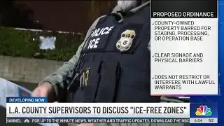 LA County supervisors to discuss “ICE-free zones”