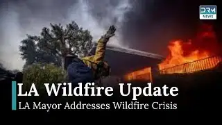 LA Mayor Provides Update as Wildfires Calm Down | DRM News | AL15